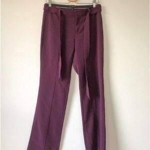 banana republic purple logan trousers